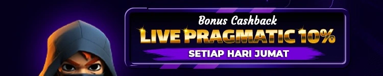 CASHBACK LIVE GAME PRAGMATIC PLAY 10% (BONUS HARI JUMAT)